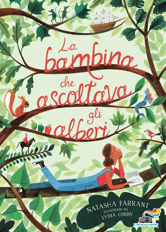 bambina ascoltava alberi
