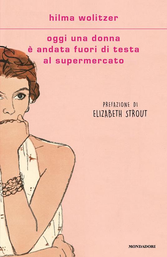 donna testa supermercato